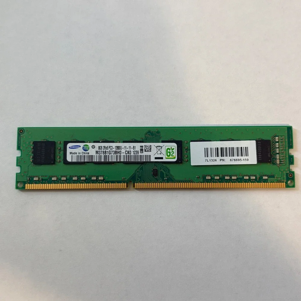 Samsung RAM M378B1G73BH0-CK0 8GB DDR3 PC3-12800U 1600MHz Desktop Memory
